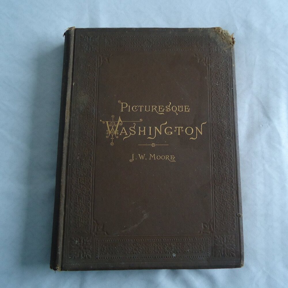 Picturesque Washington (very old 1880's) book